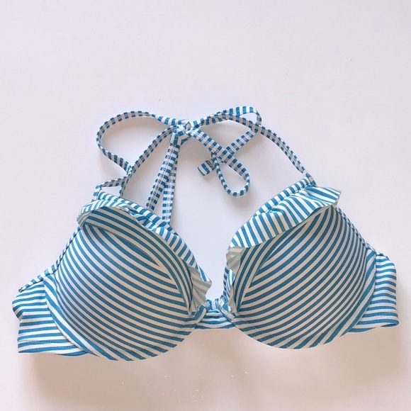 aerie Other - AERIE - women’s blue/white striped bikini top!!!